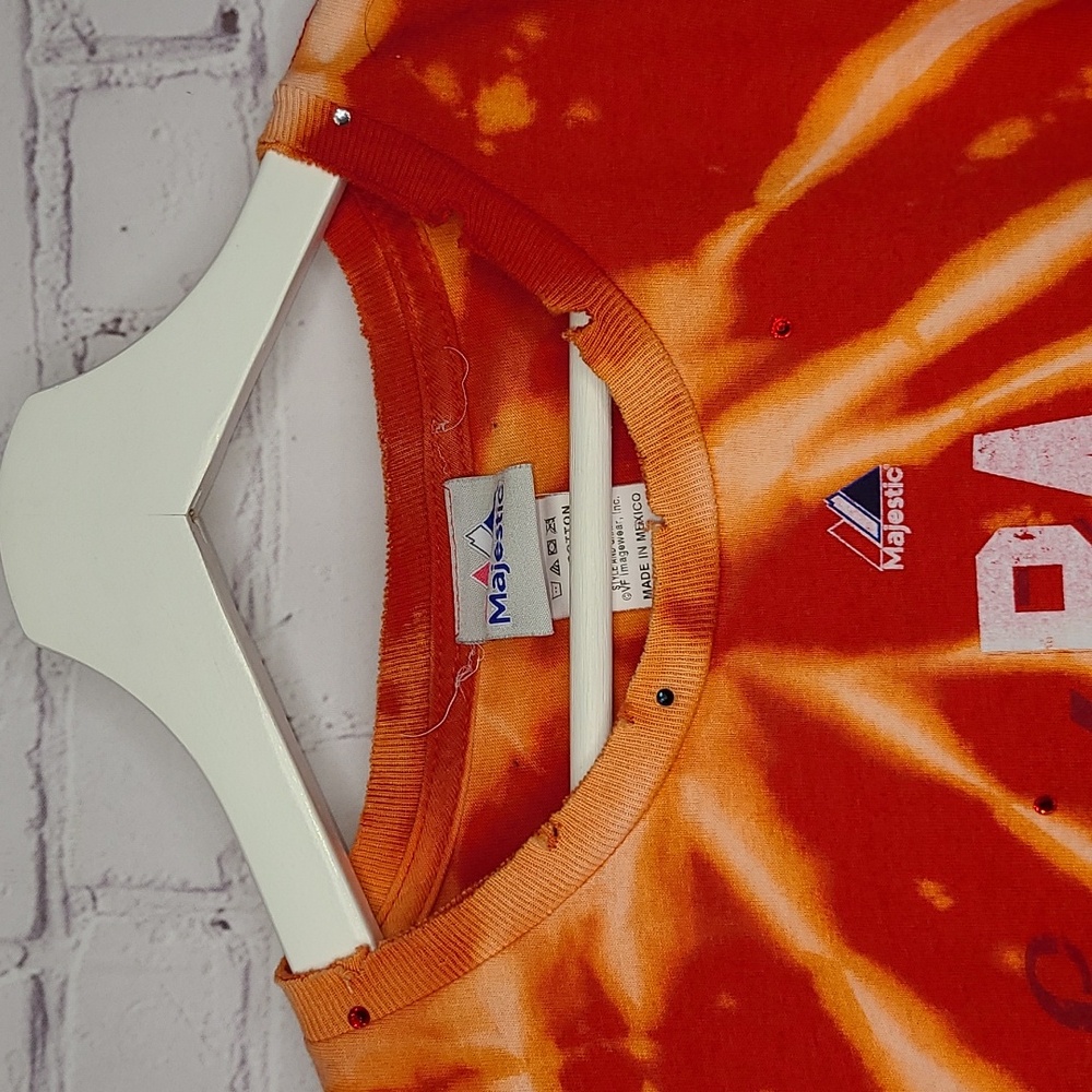 Philadelphia Phillies Crop Top W/Rhinestones - Picture 4 of 6